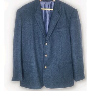 Vintage 90's GAP‎ Men's Blue Wool Blend Single Breasted Sportcoat Blazer Size M